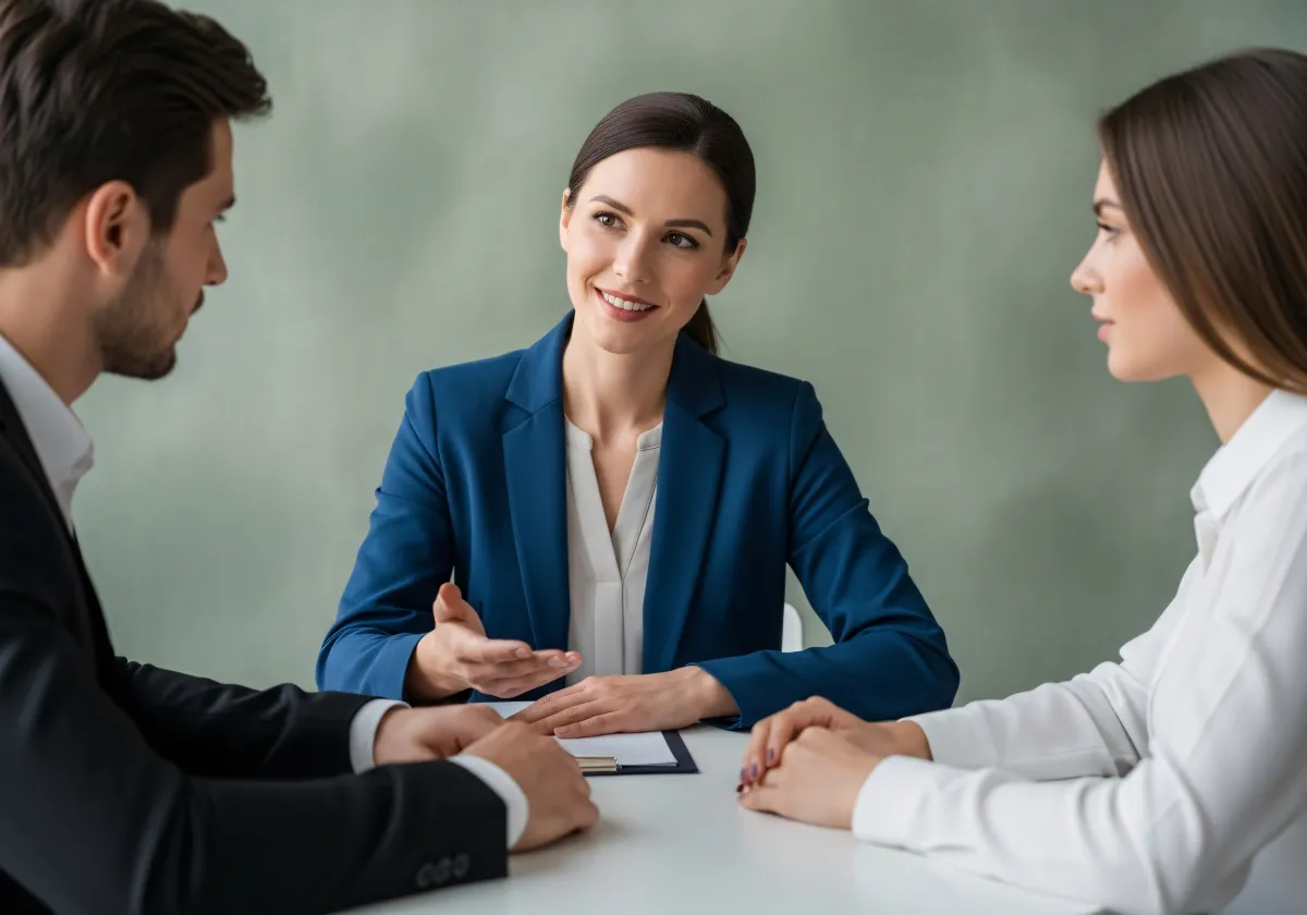 Réunion d’équipe de planification financière